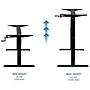 Mount-It! Manual Crank Standing Desk Frame, Black (MI-7931)~#|#~sp32072477_sc7