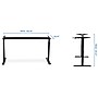 Mount-It! Manual Crank Standing Desk Frame, Black (MI-7931)~#|#~sp32072480_sc7
