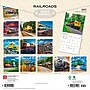 2027 BrownTrout Railroads 12" x 12" Monthly Wall Calendar (9798330711253)~#|#~sp320849184_sc7