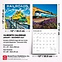 2027 BrownTrout Railroads 12" x 12" Monthly Wall Calendar (9798330711253)~#|#~sp320849193_sc7