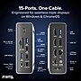 Plugable 15-in-1 USB-C MST Triple Display Docking Station with 2.5Gbps Ethernet and 100W Charging (UD-MSTH3)~#|#~sp321117751_sc7