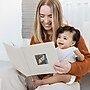 Pearhead First 5 Years Fabric Scrapbooking Album, 9" x 9", Beige, 56 Pages (75165)~#|#~sp321181213_sc7