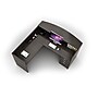 Boss Office Products L-Shaped Reception Desk, Driftwood (GROUPB-DW)~#|#~sp321186764_sc7