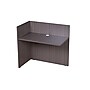 Boss Office Products L-Shaped Reception Desk, Driftwood (GROUPB-DW)~#|#~sp321186766_sc7
