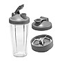 Starfrit 28-oz. 3-Speed 300-Watt Electric Personal Blender with 2 Tumblers & 2 To-Go Lids, Gray (024325-003-0000)~#|#~sp321498546_sc7