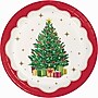 Say Hooray! Sparkling Spruce Christmas 9" Paper Plates, Multicolored, 32 Plates/Pack (DTC380657DPLT)~#|#~sp321569614_sc7