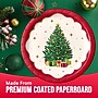 Say Hooray! Sparkling Spruce Christmas 9" Paper Plates, Multicolored, 32 Plates/Pack (DTC380657DPLT)~#|#~sp321569616_sc7