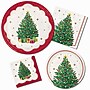 Say Hooray! Sparkling Spruce Christmas 9" Paper Plates, Multicolored, 32 Plates/Pack (DTC380657DPLT)~#|#~sp321569618_sc7