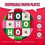 Say Hooray! Holiday Hues 7" Paper Multicolored,Ho Ho Ho 32 Plates/Pack (DTC380690PLT)~#|#~sp321569691_sc7