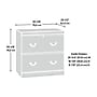 Sauder Heritage Hill 2-Drawer Lateral File Cabinet, Letter/Legal Size, 30.13"H x 30.13"W x 20.5"D, Classic Cherry (102702)~#|#~sp321569880_sc7