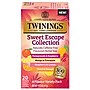 Twinings Sweet Escape Caffeine-Free Assorted Flavors Herbal Tea Bags, 1.65 oz., 20/Box (TNA56542)~#|#~sp322100284_sc7