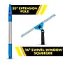 Gritt Commercial 14" Swival Window Cleaning Squeegee Kit (GRI131)~#|#~sp322104326_sc7