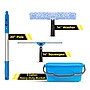 Gritt Commercial Pro Window Cleaning Squeegee Kit with Washer and 3-Gallon Bucket, Blue/Silver, 4 Piece/Kit (GRI138B)~#|#~sp322104403_sc7