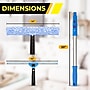 Gritt Commercial Pro Window Cleaning Squeegee Kit with Washer and 3-Gallon Bucket, Blue/Silver, 4 Piece/Kit (GRI138B)~#|#~sp322104404_sc7