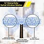 Gritt Commercial Pro Window Cleaning Squeegee Kit with Washer and 3-Gallon Bucket, Blue/Silver, 4 Piece/Kit (GRI138B)~#|#~sp322104410_sc7