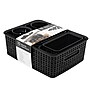 Advantus 10-Piece Desk Organizer Set, Polypropolyne, Black (38398)~#|#~sp32230958_sc7