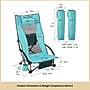 Arrowhead Outdoor Chair, Aqua Blue, 2/Pack (TSRTKKS0362U)~#|#~sp322367923_sc7