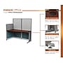 Regency Instant Office 63"H x 193.5"W 3 Person In-Line Cubicle Panel Workstation, Hansen Cherry (IO36492-03K-3P)~#|#~sp322487935_sc7