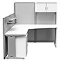 Regency Instant Office 63"H x 65"W L-Shaped Cubicle Workstation with Storage, White (IO36194-03STGK)~#|#~sp322488885_sc7
