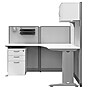 Regency Instant Office 63"H x 65"W L-Shaped Cubicle Workstation with Storage, White (IO36194-03STGK)~#|#~sp322488886_sc7