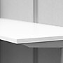 Regency Instant Office 63"H x 65"W L-Shaped Cubicle Workstation with Storage, White (IO36194-03STGK)~#|#~sp322488888_sc7