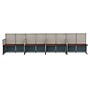 Regency Instant Office 63"H x 258"W 4 Person In-Line Cubicle Panel Workstation, Hansen Cherry (IO36492-03K-4P)~#|#~sp322488939_sc7