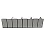 Regency Instant Office 63"H x 258"W 4 Person L-Shaped Cubicle Panel Workstation with Storage, White (IO007WH~#|#~sp322489519_sc7