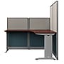 Regency Instant Office 63"H x 65"W L-Shaped Cubicle Panel Workstation, Cherry (IO36194-03K)~#|#~sp322489573_sc7