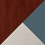Regency Instant Office 63"H x 65"W L-Shaped Cubicle Panel Workstation, Cherry (IO36194-03K)~#|#~sp322489578_sc7