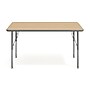 Flash Furniture Wren Rectangular Activity Table, 48" x 24", Height Adjustable, Light Natural Top/Silver Frame (XUA2448RECLNTP)~#|#~sp322761080_sc7