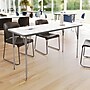 Flash Furniture Wren Rectangular Activity Table, 60" x 24", Height Adjustable, White Top/Silver Frame (XUA2460RECWHTA)~#|#~sp322761308_sc7