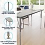 Flash Furniture Wren Rectangular Activity Table, 60" x 24", Height Adjustable, Light Gray Top/Silver Frame (XUA2460RECLGTA)~#|#~sp322761380_sc7