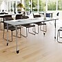 Flash Furniture Wren Rectangular Activity Table, 72" x 30", Height Adjustable, Gray Top/Silver Frame (XUA3072RECGTAC)~#|#~sp322761389_sc7