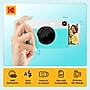 Kodak Printomatic Instant Print Camera, Blue, Photo Paper 20 Sheets, and Accessories Art Bundle~#|#~sp323285028_sc7
