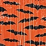 Beistle Halloween Bat Plastic Fringe Curtains, Black/Orange, 2/Pack (00575)~#|#~sp323286209_sc7