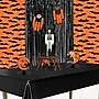 Beistle Halloween Bat Plastic Fringe Curtains, Black/Orange, 2/Pack (00575)~#|#~sp323286210_sc7
