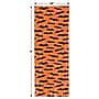 Beistle Halloween Bat Plastic Fringe Curtains, Black/Orange, 2/Pack (00575)~#|#~sp323286212_sc7