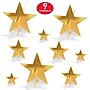 Beistle 3-D Foil Star Centerpieces, Gold, 3/Pack (52148-GD)~#|#~sp323286722_sc7
