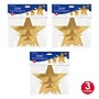 Beistle 3-D Foil Star Centerpieces, Gold, 3/Pack (52148-GD)~#|#~sp323286726_sc7