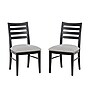 Linon Home Décor Products Flynn Side Chair, Black, 2/Set (AC2196BLK02ASU)~#|#~sp323288147_sc7