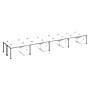 Boss Office Products Simple System 66"W Desk with Pedestal, White, 8/Set (SGSD025-202-WT)~#|#~sp323879924_sc7