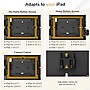 Mount-It! Anti-Theft Tablet Wall Mount for iPad with Full-Motion Arm, Holds up to 2.2 lbs., Black (MI-3776BLK)~#|#~sp323890675_sc7
