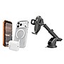TUFF8 3-Piece Basic Protection Starter Bundle for iPhone 18 Pro Max w/XYST Extendable Dash Mount, Clear/Black (KITLIBBWR18PR07)~#|#~sp323890852_sc7