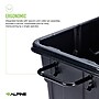 Alpine Industries Tilt Truck with Lid, 1/2 Cubic Yard, Black (500-12450HL-NRFBLK)~#|#~sp323893008_sc7