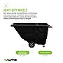 Alpine Industries Tilt Truck with Lid, 1/2 Cubic Yard, Black (500-12450HL-NRFBLK)~#|#~sp323893009_sc7