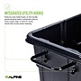 Alpine Industries Tilt Truck with Lid, 1/2 Cubic Yard, Black (500-12450HL-NRFBLK)~#|#~sp323893012_sc7