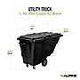 Alpine Industries Tilt Truck with Lid, 1/2 Cubic Yard, Black (500-12450HL-NRFBLK)~#|#~sp323893013_sc7