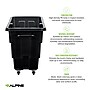 Alpine Industries Tilt Truck, 1/2 Cubic Yard, Black (500-12450-NRF-BLK)~#|#~sp323893351_sc7