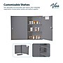 Viva Comfort Large Double Door Locking Medical Cabinet, Gray (999-03-GRY-MK)~#|#~sp323984155_sc7