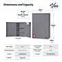 Viva Comfort Large Double Door Locking Medical Cabinet, Gray (999-03-GRY-MK)~#|#~sp323984157_sc7